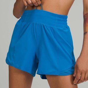 Lululemon Hotty Hot High-Rise Lined Short 4" Poolside Sz 8